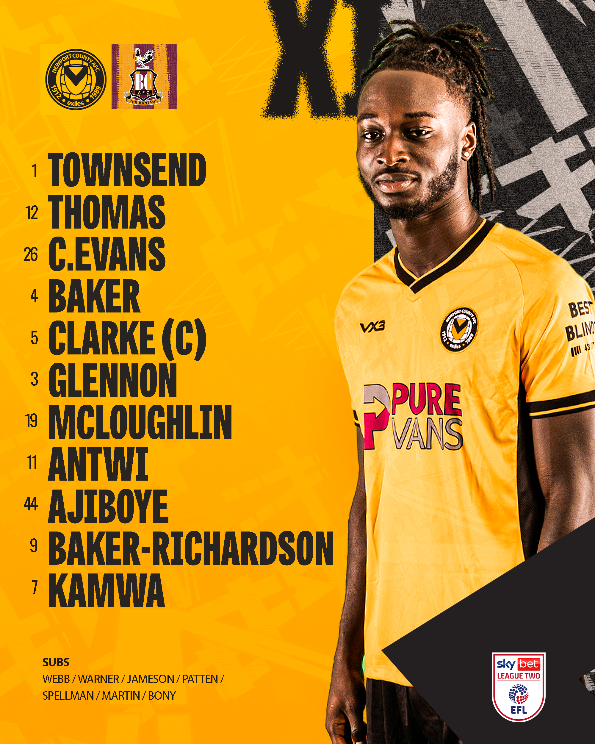 TEAM LINE-UP