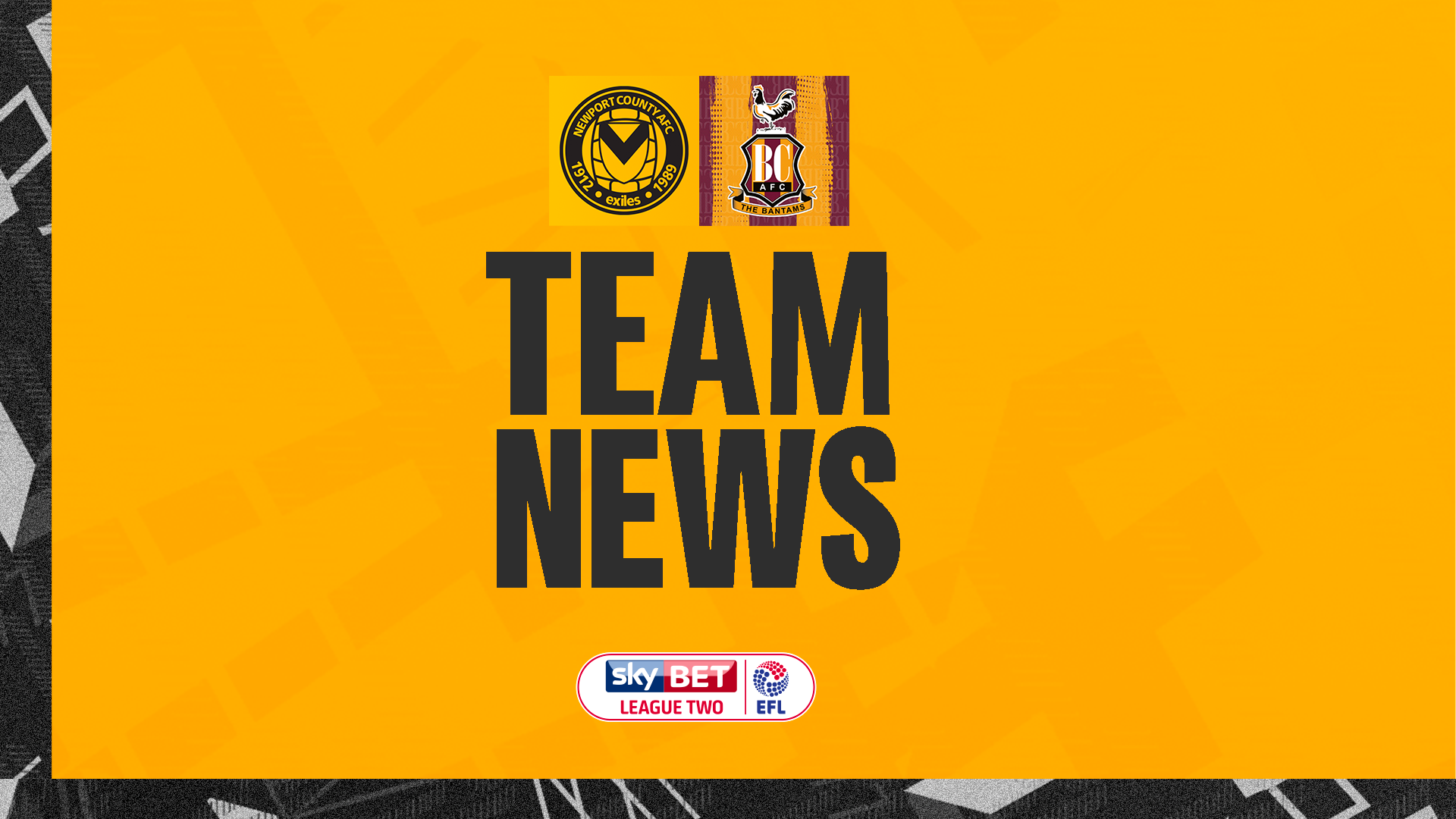 TEAM NEWS 