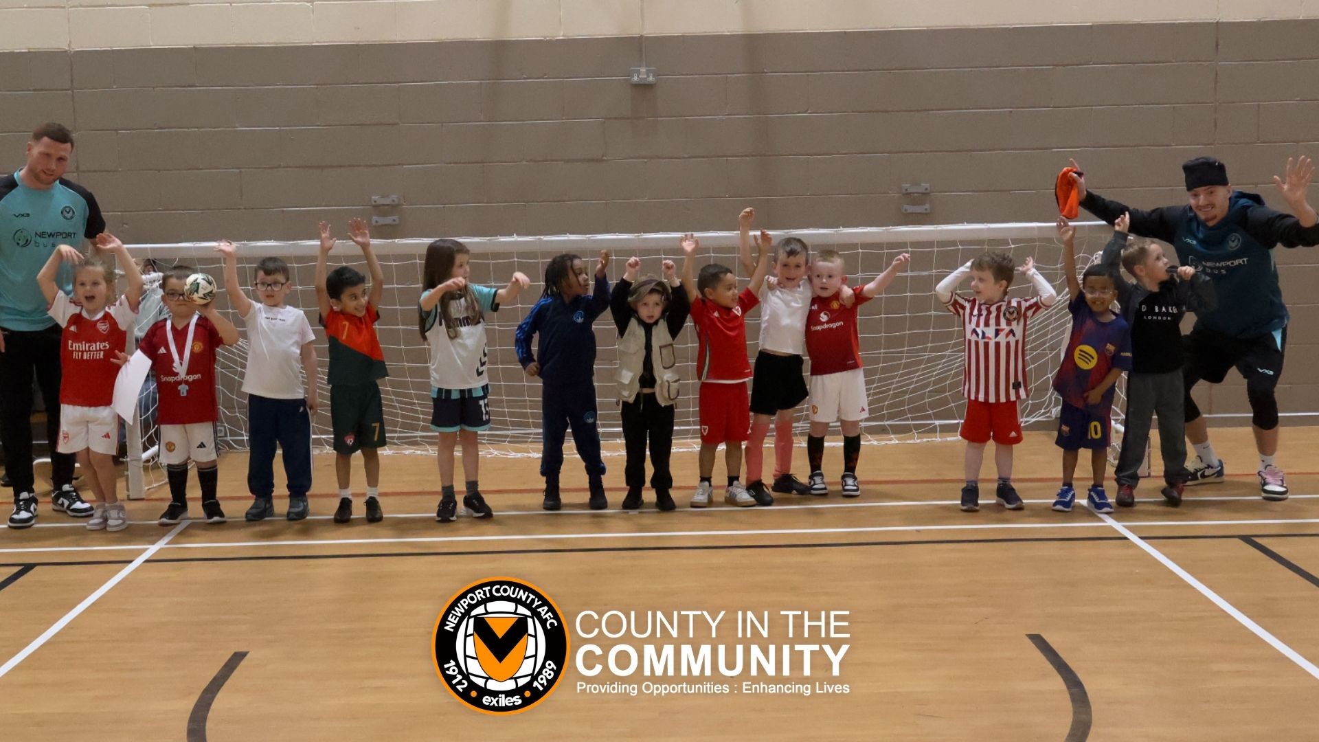 Spellman and Jenkins Join Soccer Tots to Kick Off EFL Week of Action