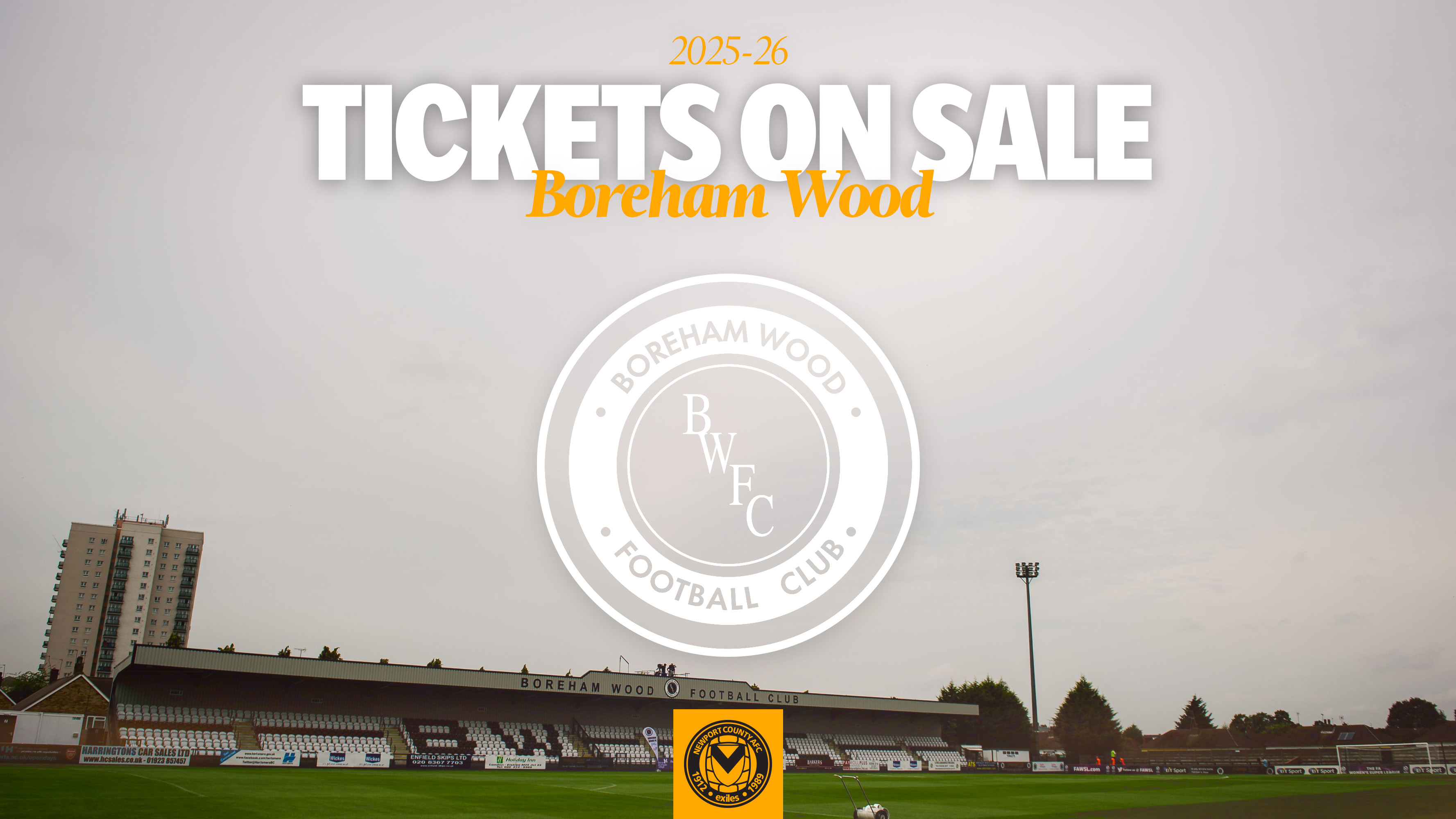 borehamwood tickets