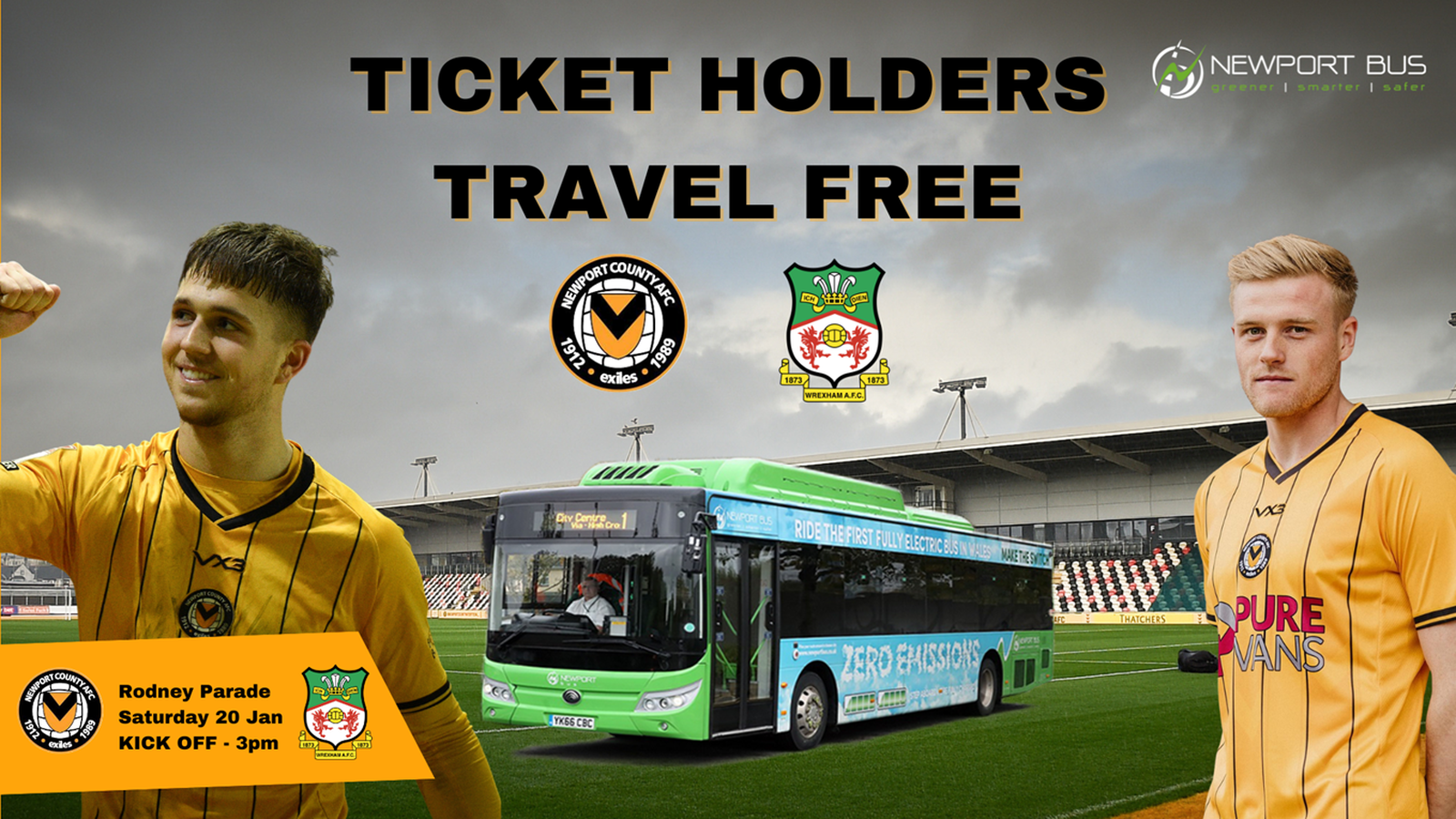 Newport Bus Offer Fans Free Travel Newport County A.F.C.