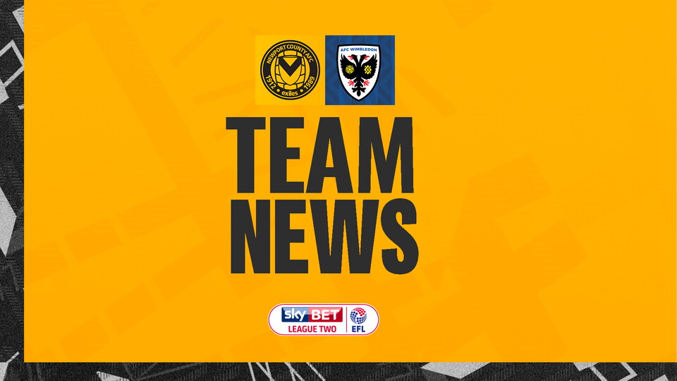 Team news 