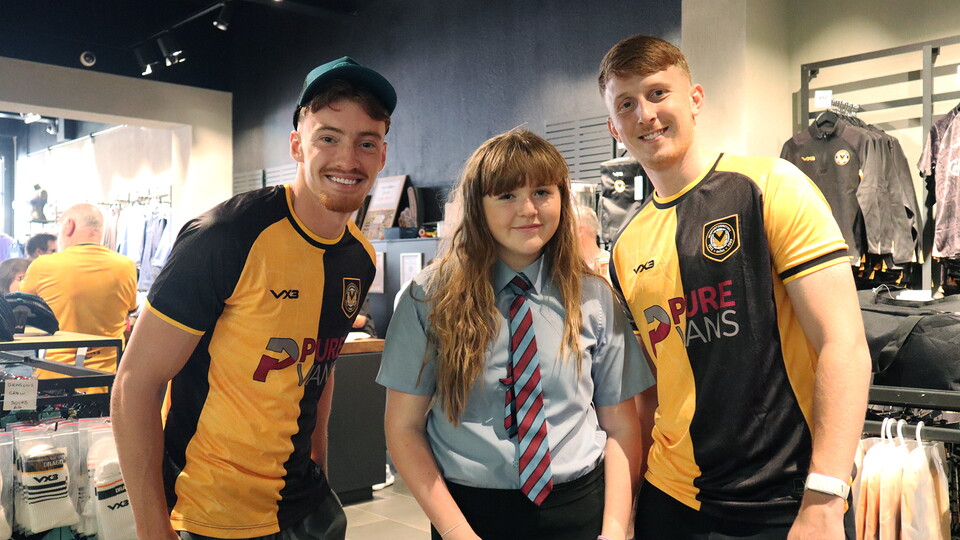 Newport County Home Kit Store Launch 8