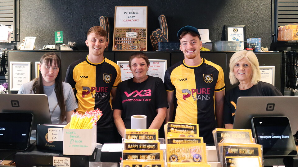 Newport County Home Kit Store Launch 10