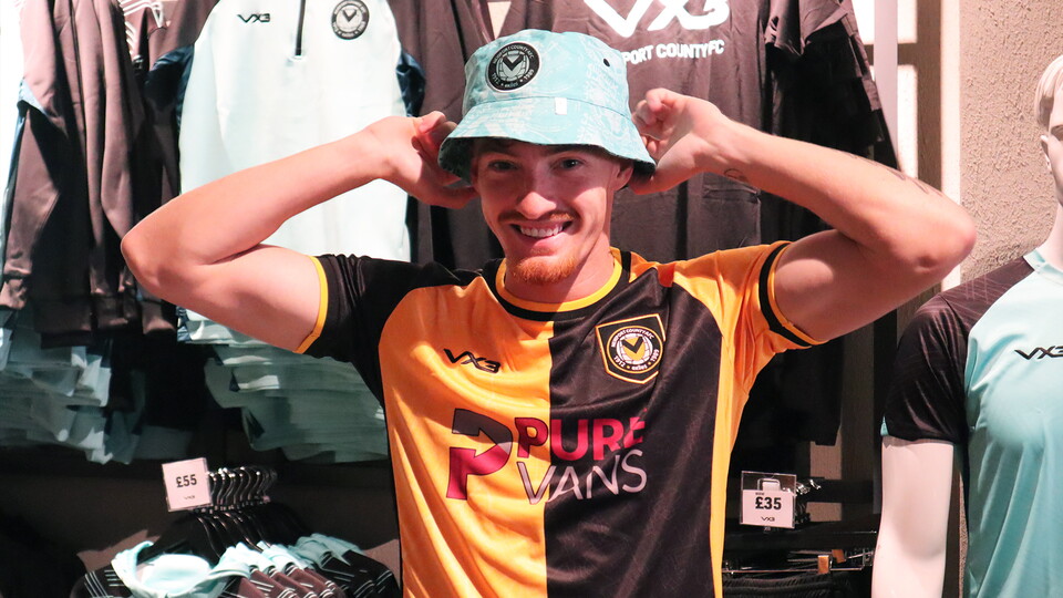 Newport County Home Kit Store Launch 2