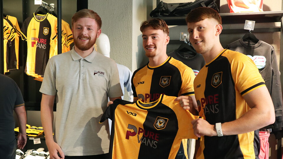 Newport County Home Kit Store Launch 5