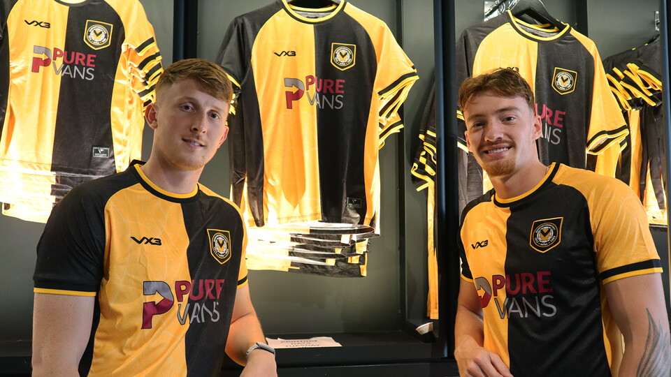 Newport County Home Kit Store Launch 1