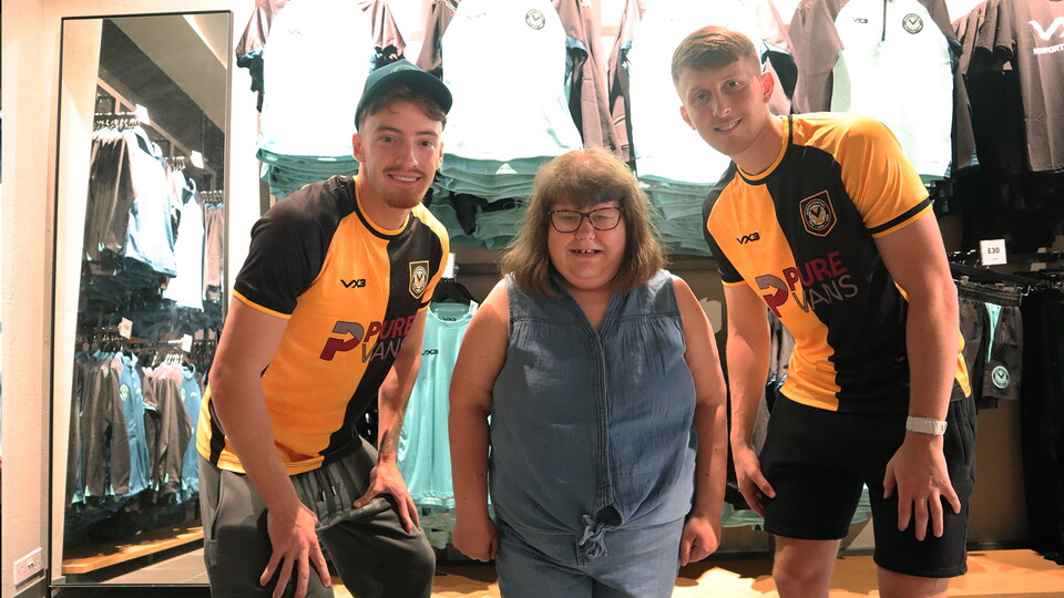 Newport County Home Kit Store Launch 7