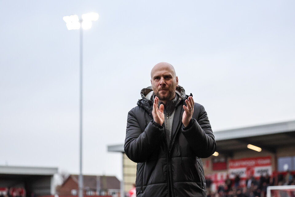 Image of Fleetwood Town manager Matt Lawlor