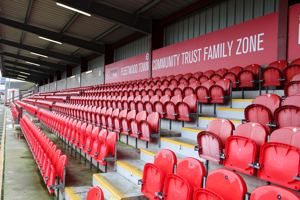 Shot of Fleetwood's Highbury Stadium