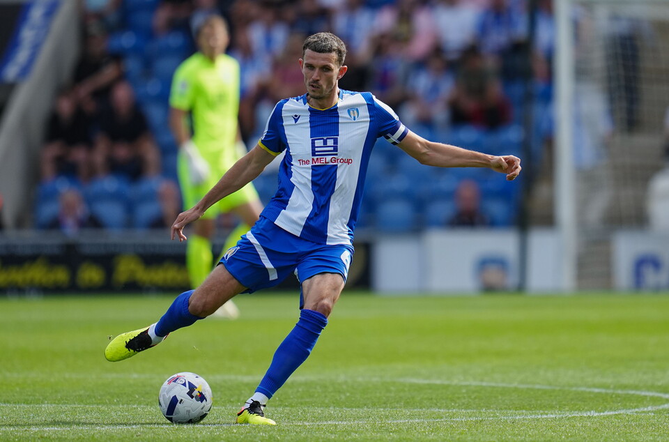 Tom Flanagan of Colchester United