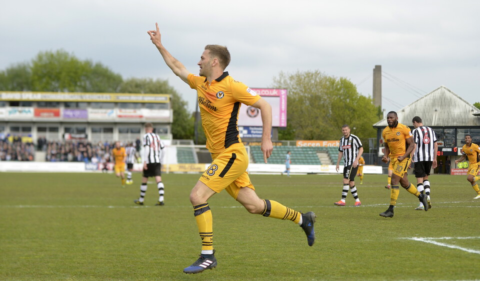 Mickey Demetriou of Newport County