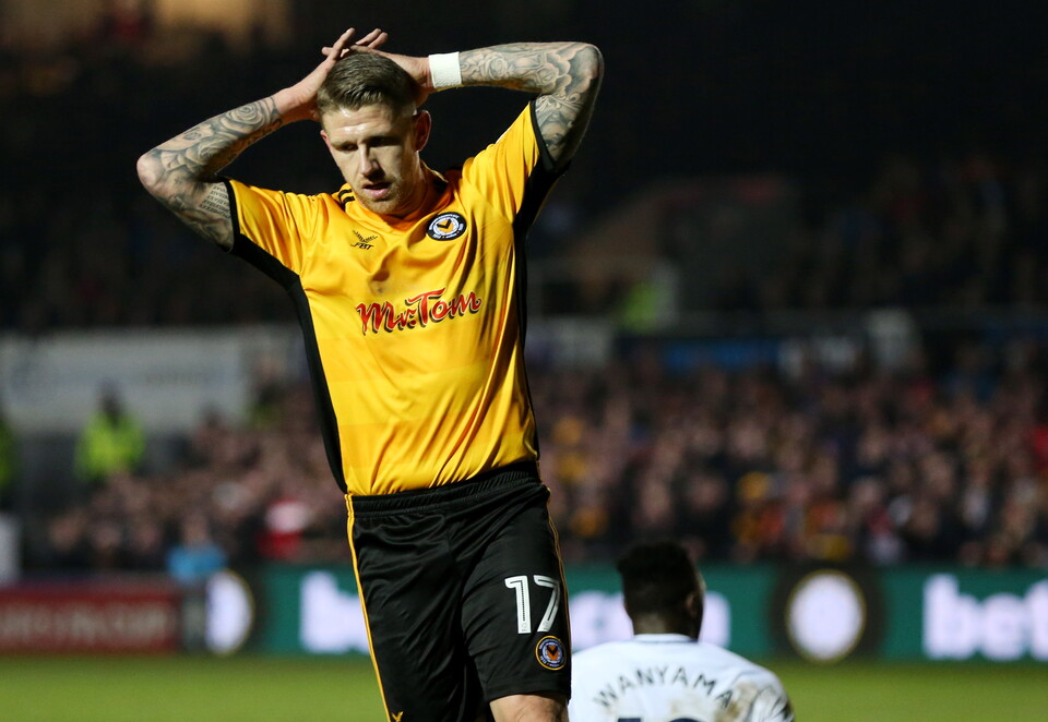 Scot Bennett of Newport County
