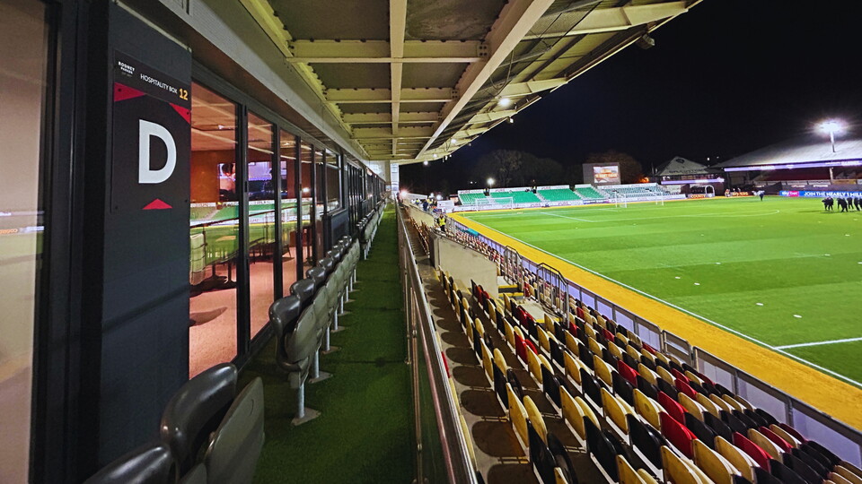 View from Executive boxes