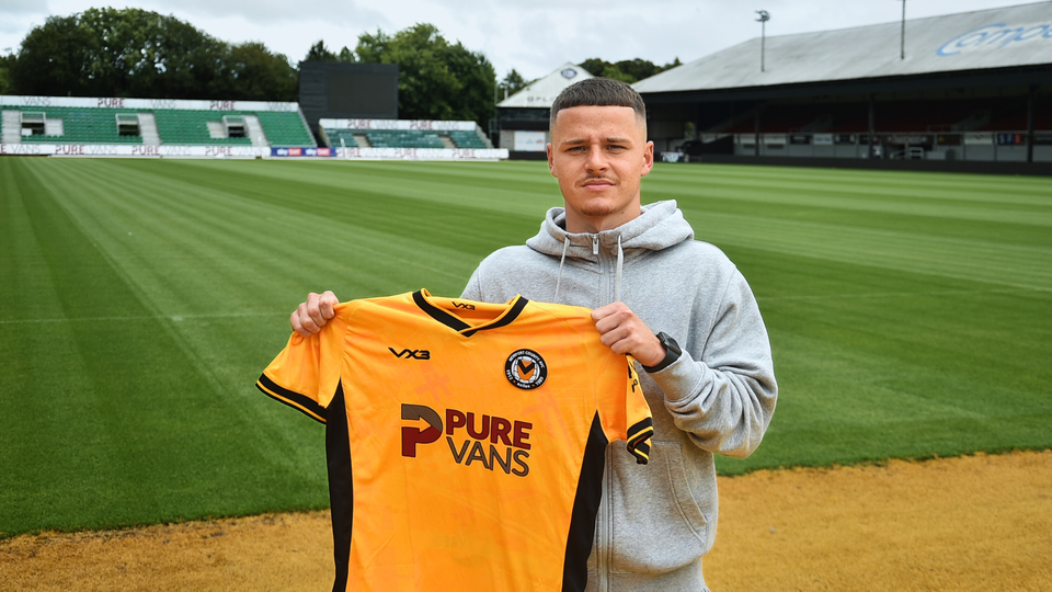 Newport County complete loan signing of Kieron Evans