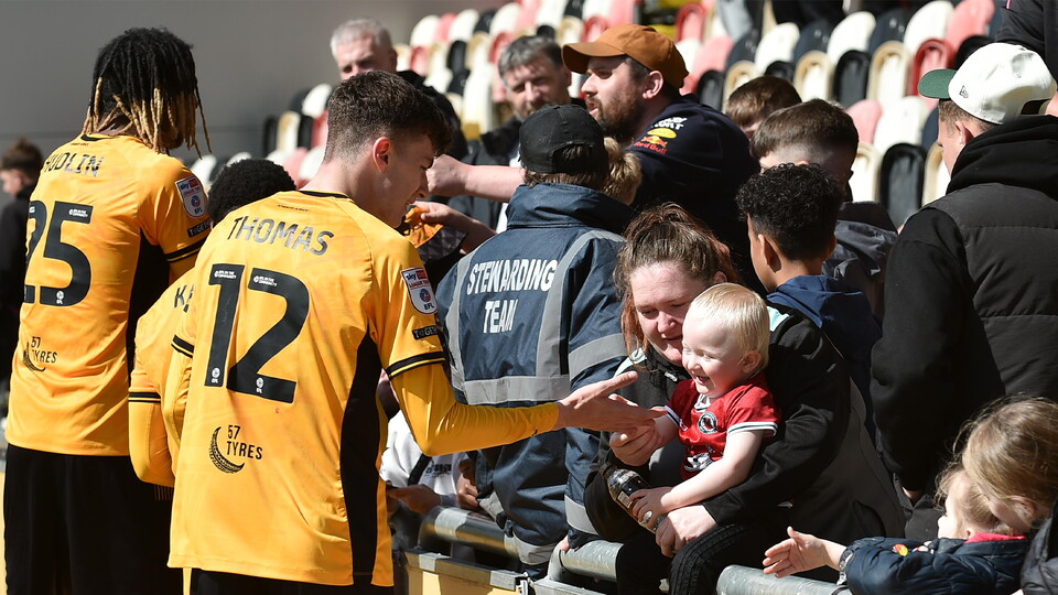 open training session 