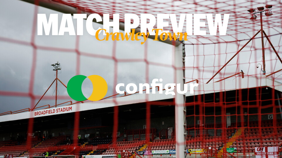 Crawley Town Match Preview 16x9