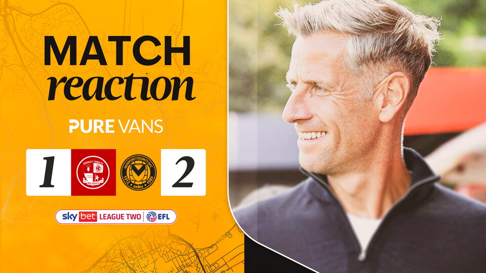 Match Reaction Crawley David Hughes 16x9