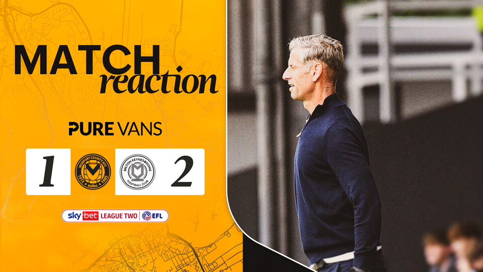 Match Reaction MK Dons 16x9