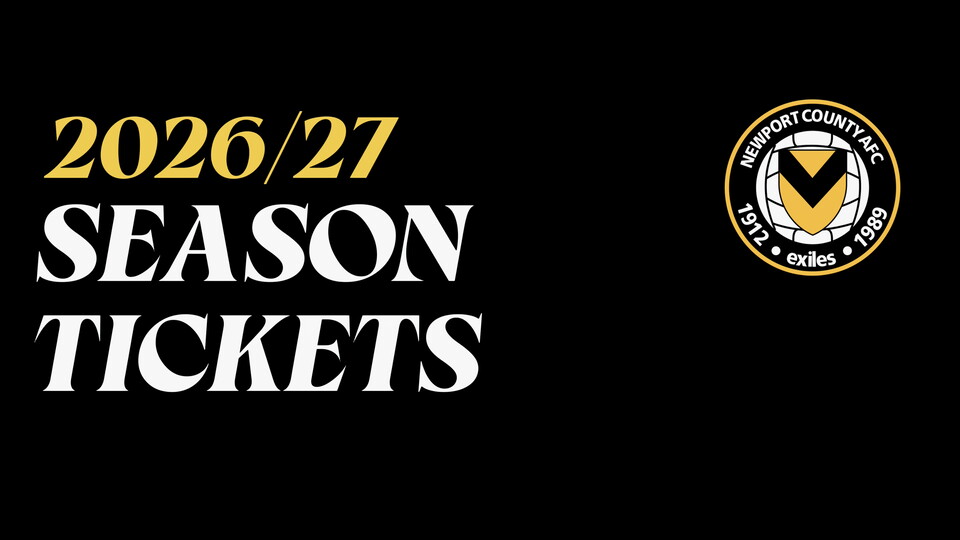 2026/27 Season Tickets
